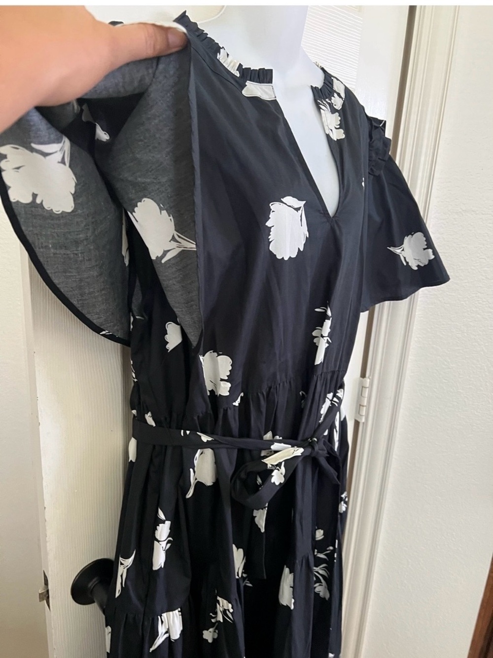 Sugarlips Tiered Midi Dress Curve 2X - Picture 7 of 11
